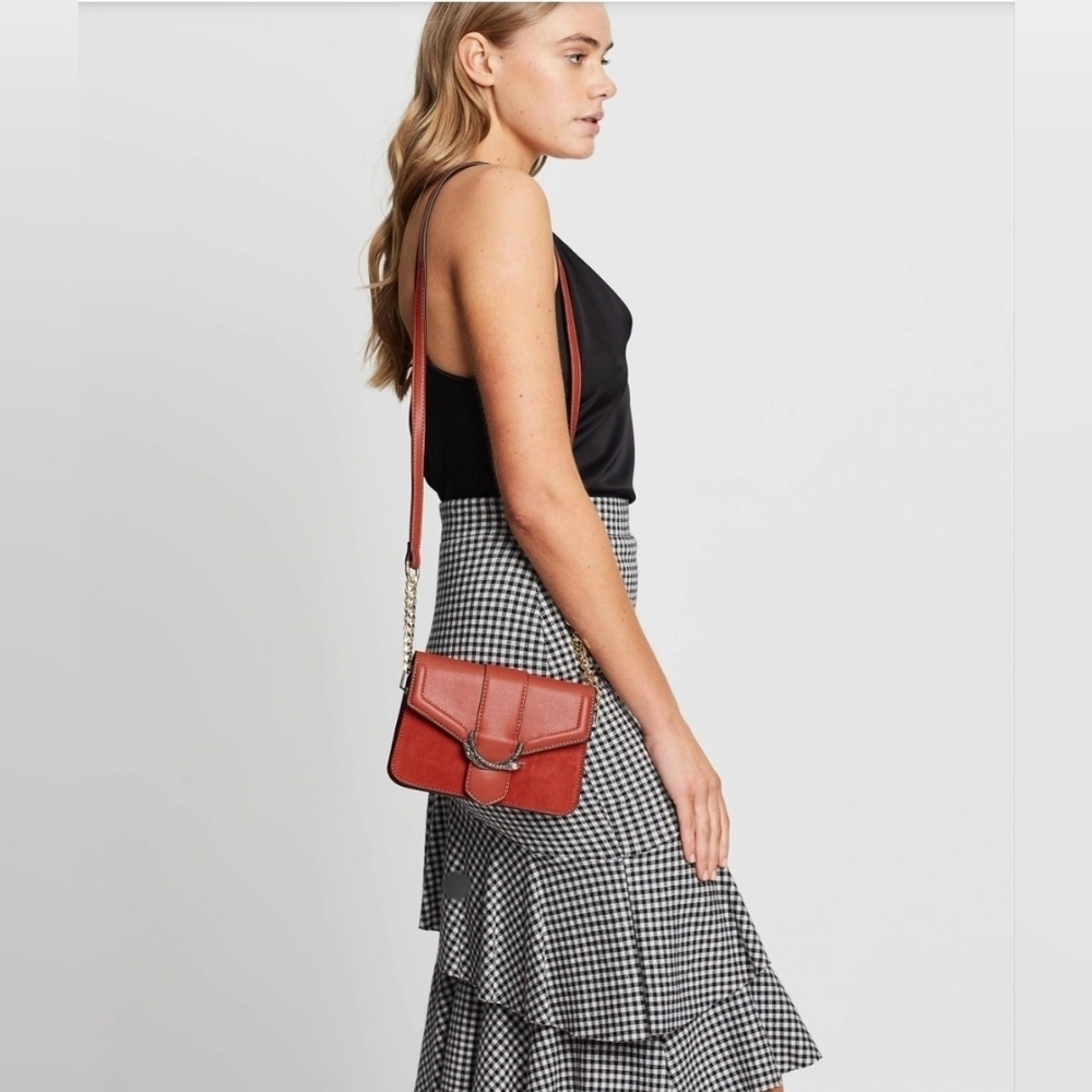 Topshop Sela Crossbody Bag - Orange